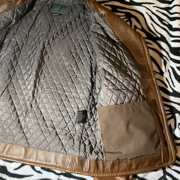 New Schott Perfecto 519 Brown Leather Jacket (S) - Picture 7 of 9